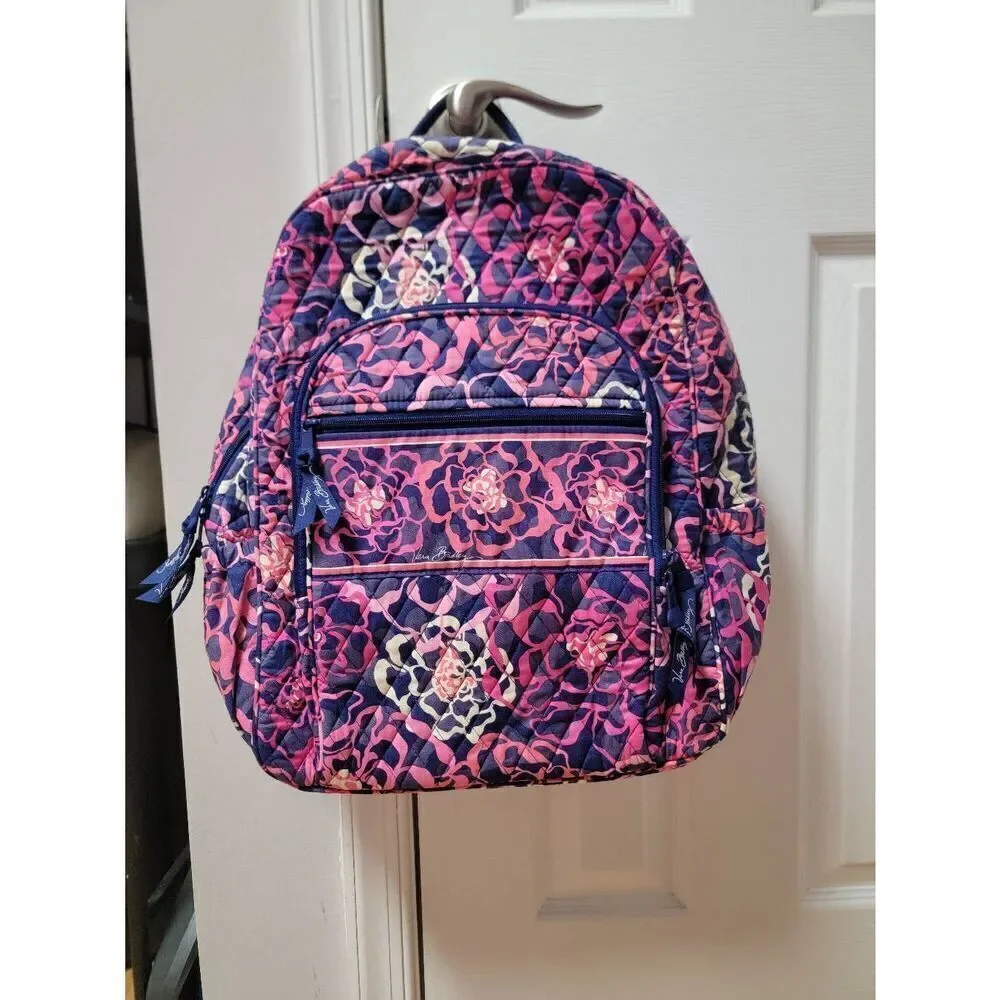 Vera Bradley-Katalina Pink Campus Backpack